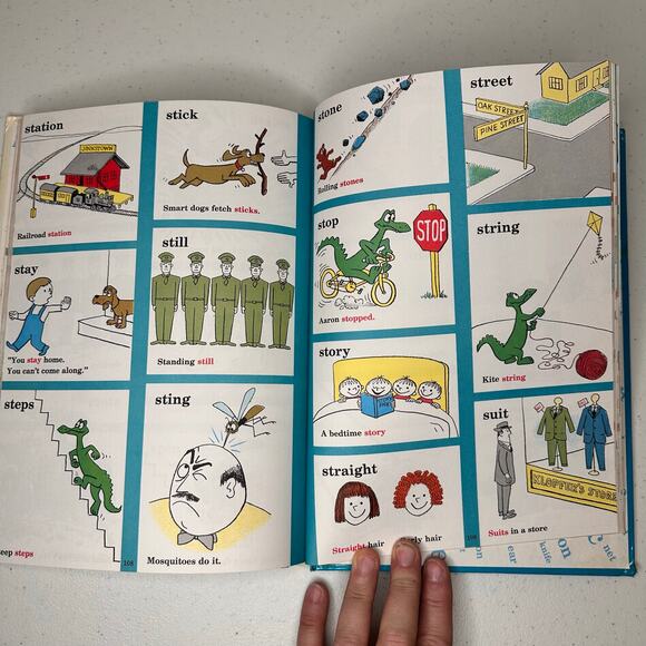 The Cat In The Hat Beginner Book Dictionary 1964 Dr. Seuss P.D. Eastman 1964 - Picture 3 of 7